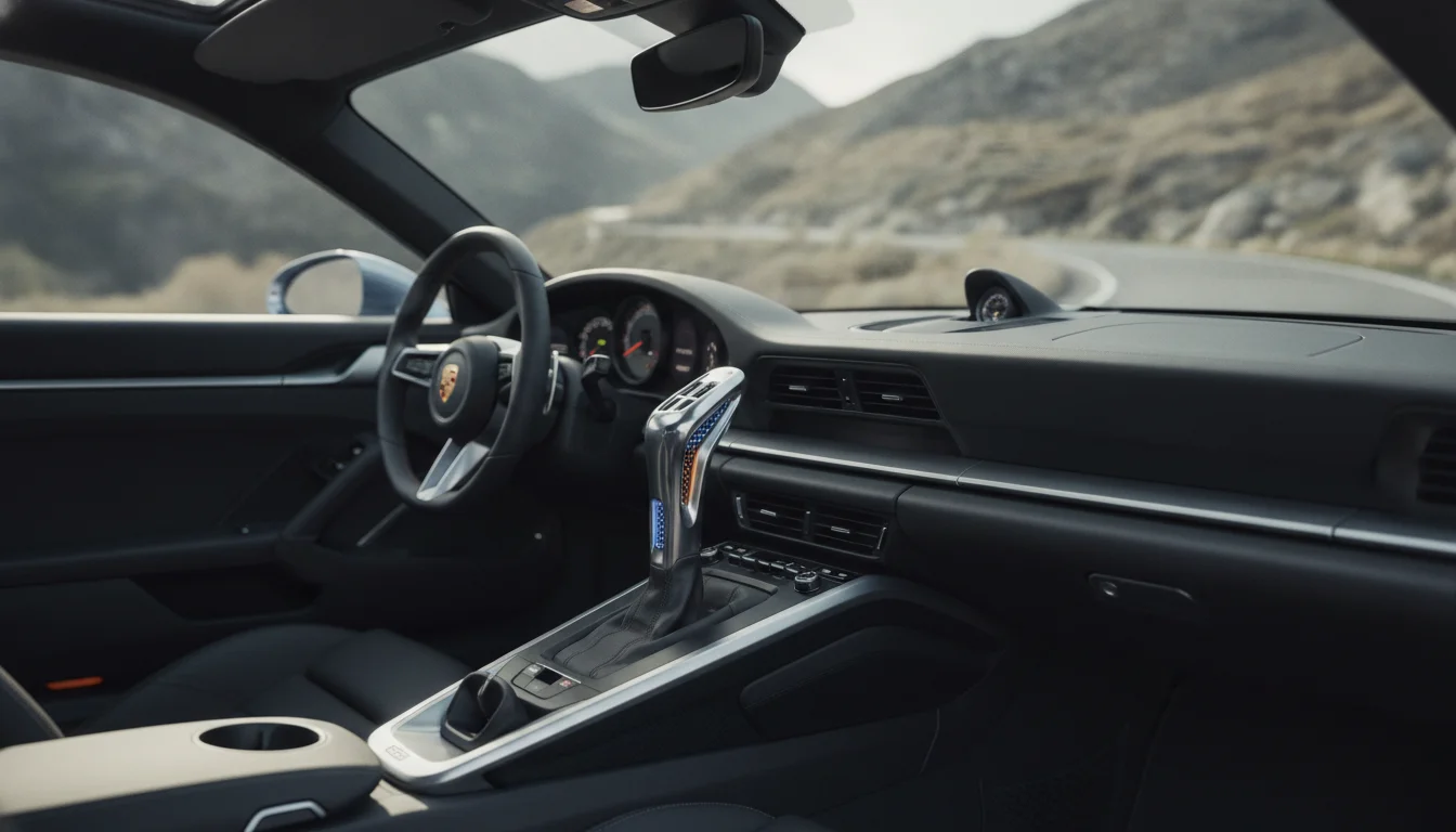Porsche fusionne boîte manuelle et automatique : l&rsquo;idée d&rsquo;un levier inédit