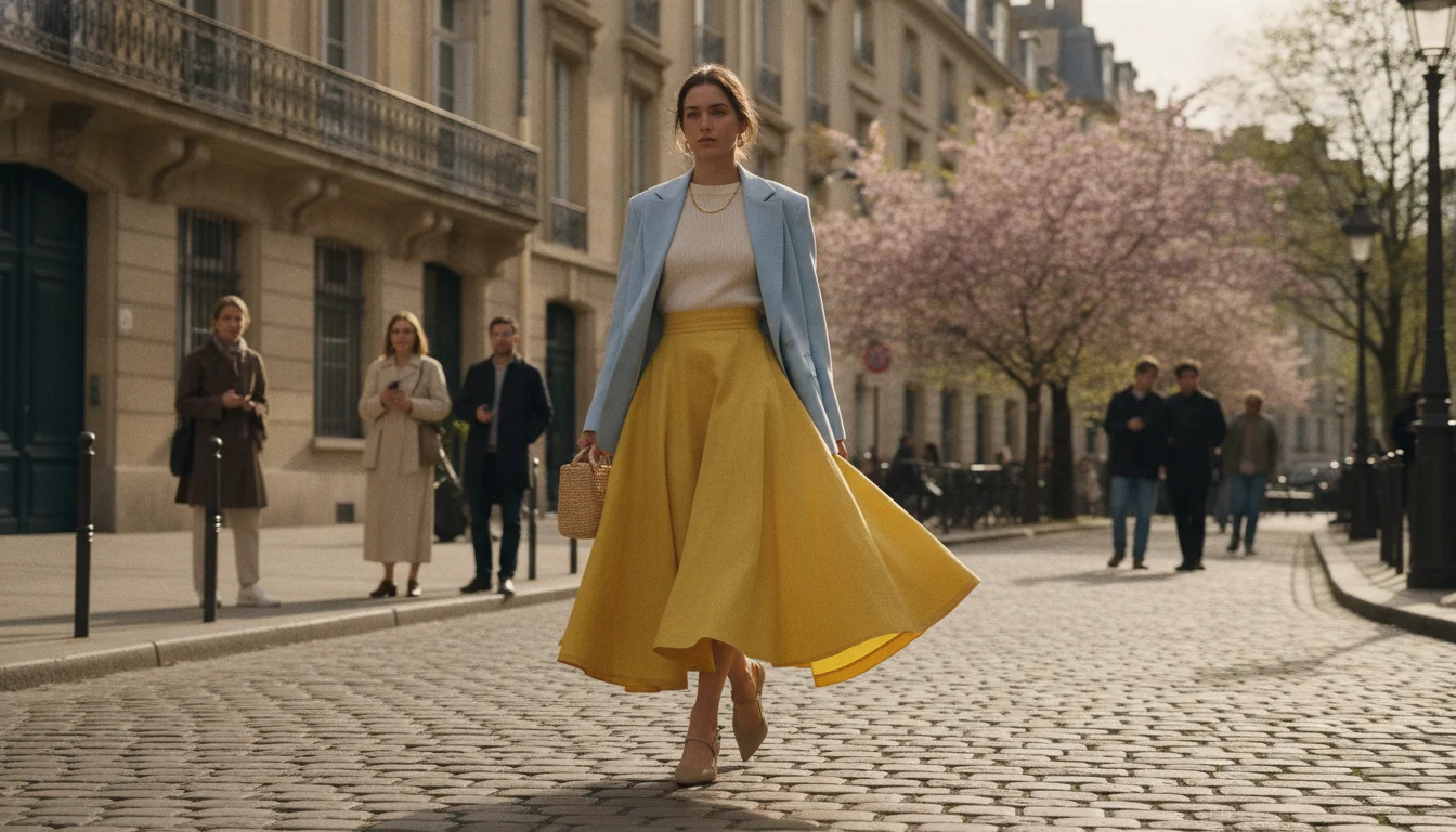 Oubliez la jupe en jean : la tendance star du printemps 2026