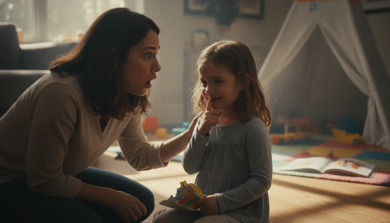 Mère choquée quand sa fille s&rsquo;excuse de rire : comment l&rsquo;enfant apprend à s&rsquo;effacer