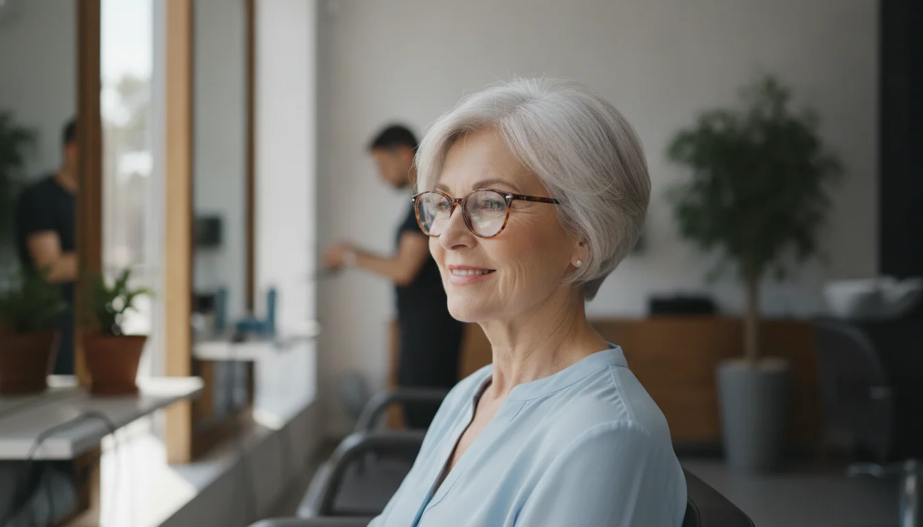 Après 70 ans : ce style court sublime presque toutes les femmes à lunettes