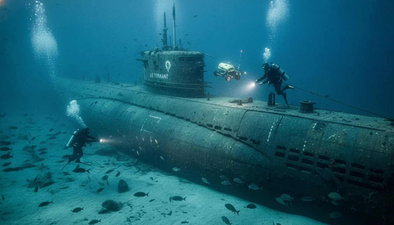 Un sous-marin militaire français retrouvé après 80 ans près des côtes espagnoles