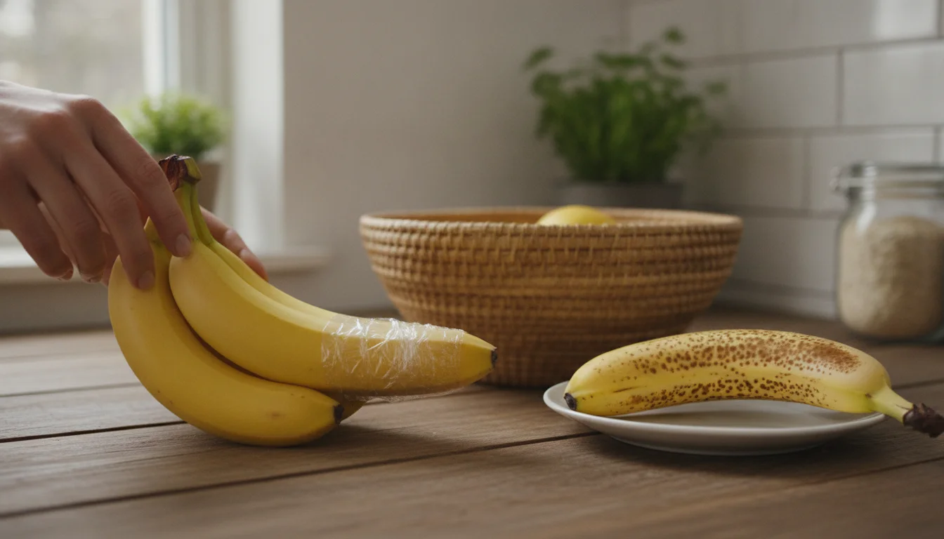 Pour garder vos bananes jaunes des jours de plus : l&rsquo;astuce simple qui fonctionne