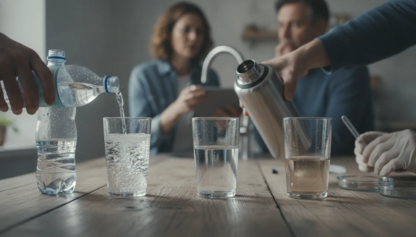 Eau du robinet ou en bouteille : l&rsquo;avis des experts sur votre verre