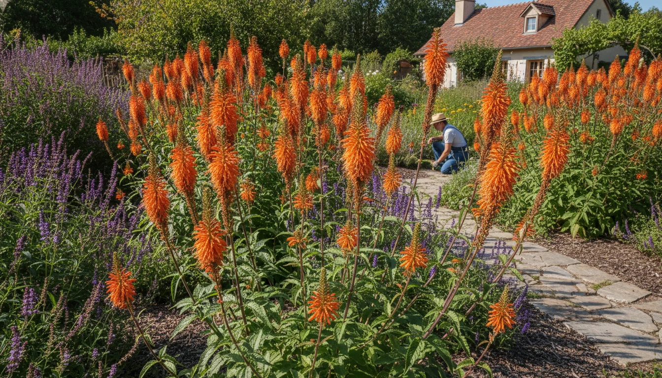 Cette fleur flamboyante transforme votre parterre banal en pure merveille