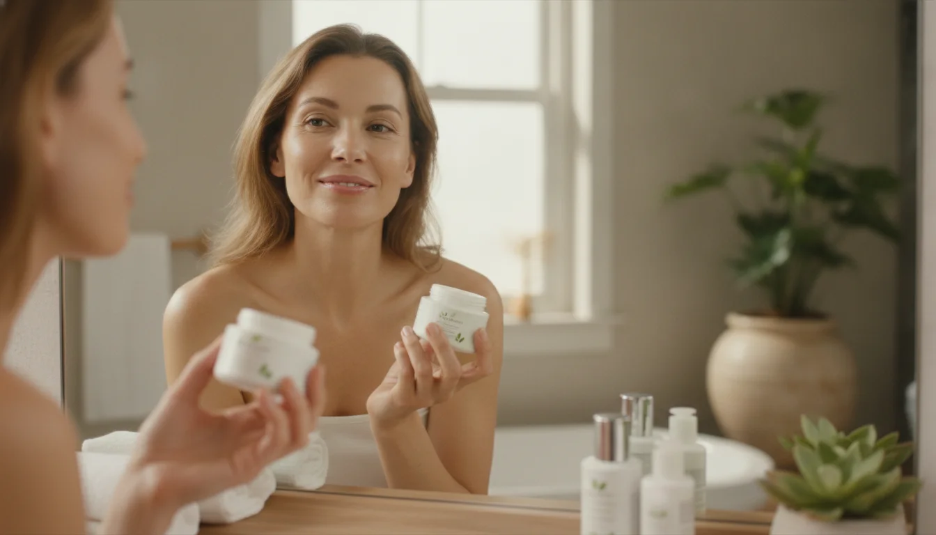 Cette crème de jour bio abordable offre une peau visiblement lisse et lumineuse