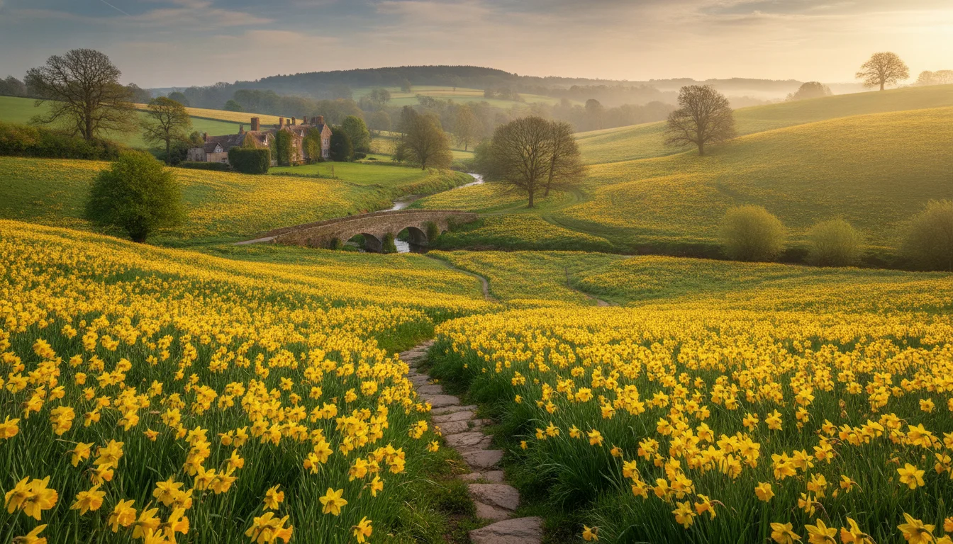 En pleine floraison : 5 lieux féeriques britanniques tapissés de jonquilles