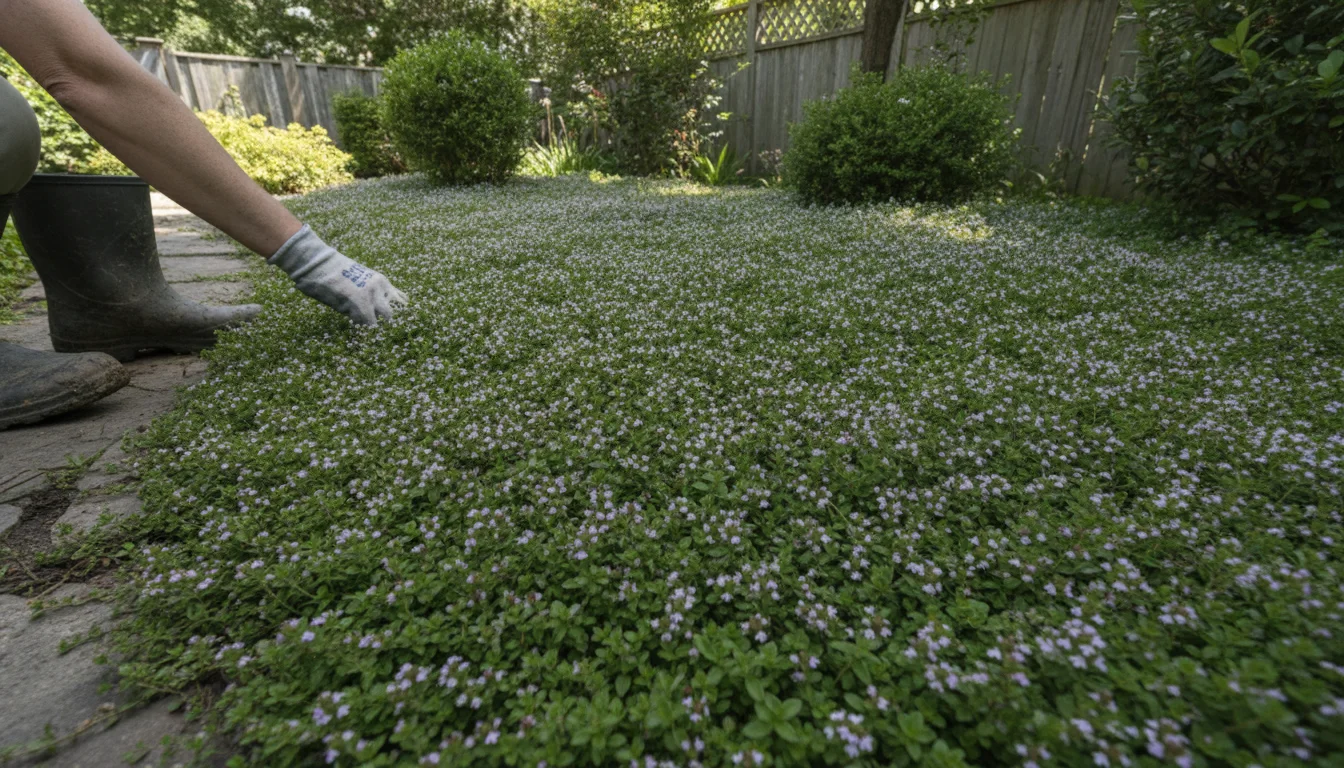 Cette plante couvre-sol étouffe les mauvaises herbes pour un jardin sans entretien
