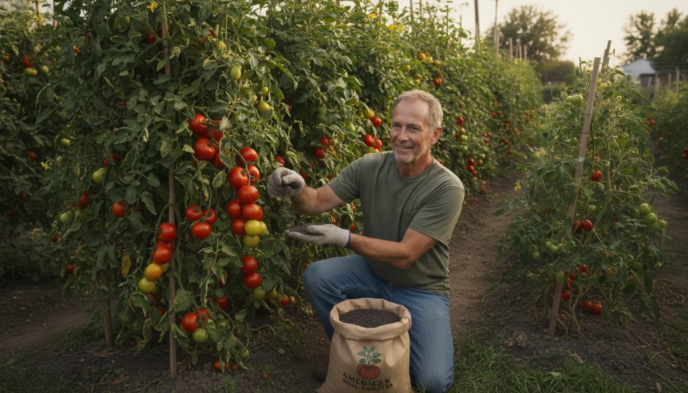 Cet engrais américain peu connu permet de doubler la récolte de tomates