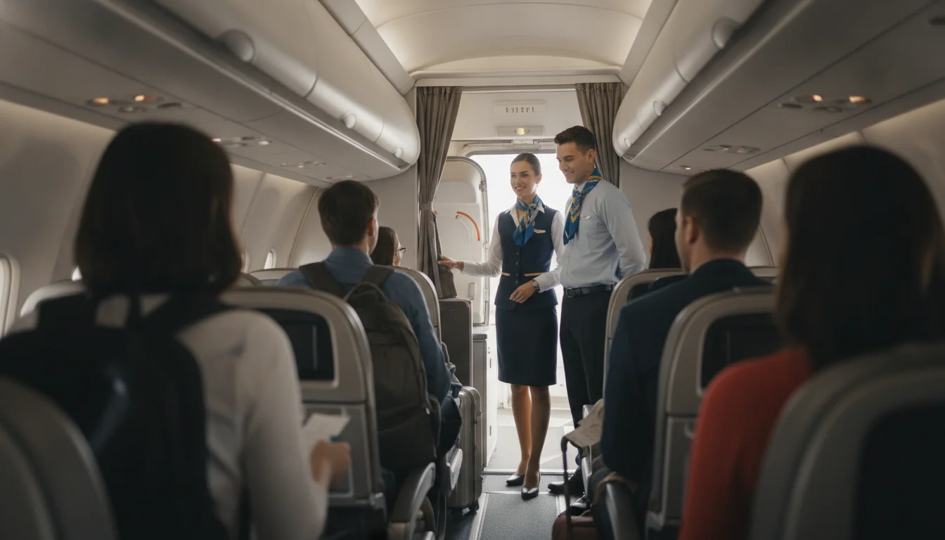 Pourquoi l’équipage vous salue toujours à l’embarquement