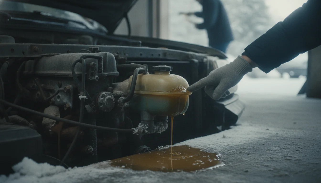 Liquide de refroidissement négligé l’hiver ? Vous détruisez votre auto à petit feu