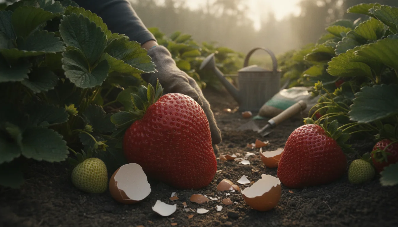 Grâce à cet ingrédient de cuisine banal, récoltez des fraises presque deux fois plus grosses