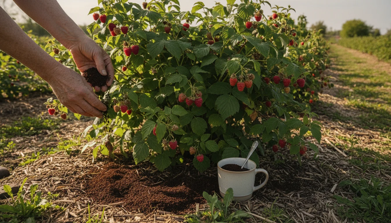 Grâce à cette astuce de la tasse à café, récoltez deux fois plus de framboises