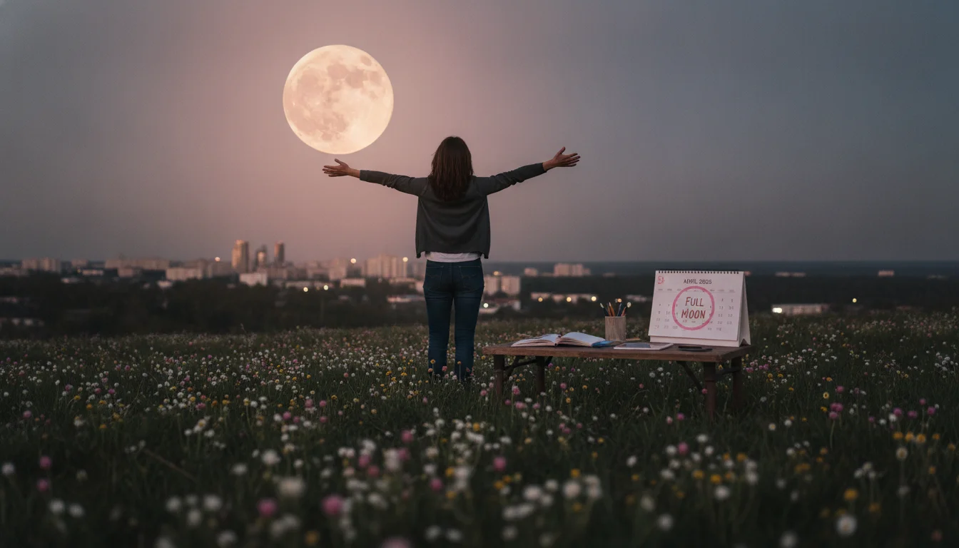 Calendrier lunaire avril 2026 : comment la Lune Rose réveille le printemps