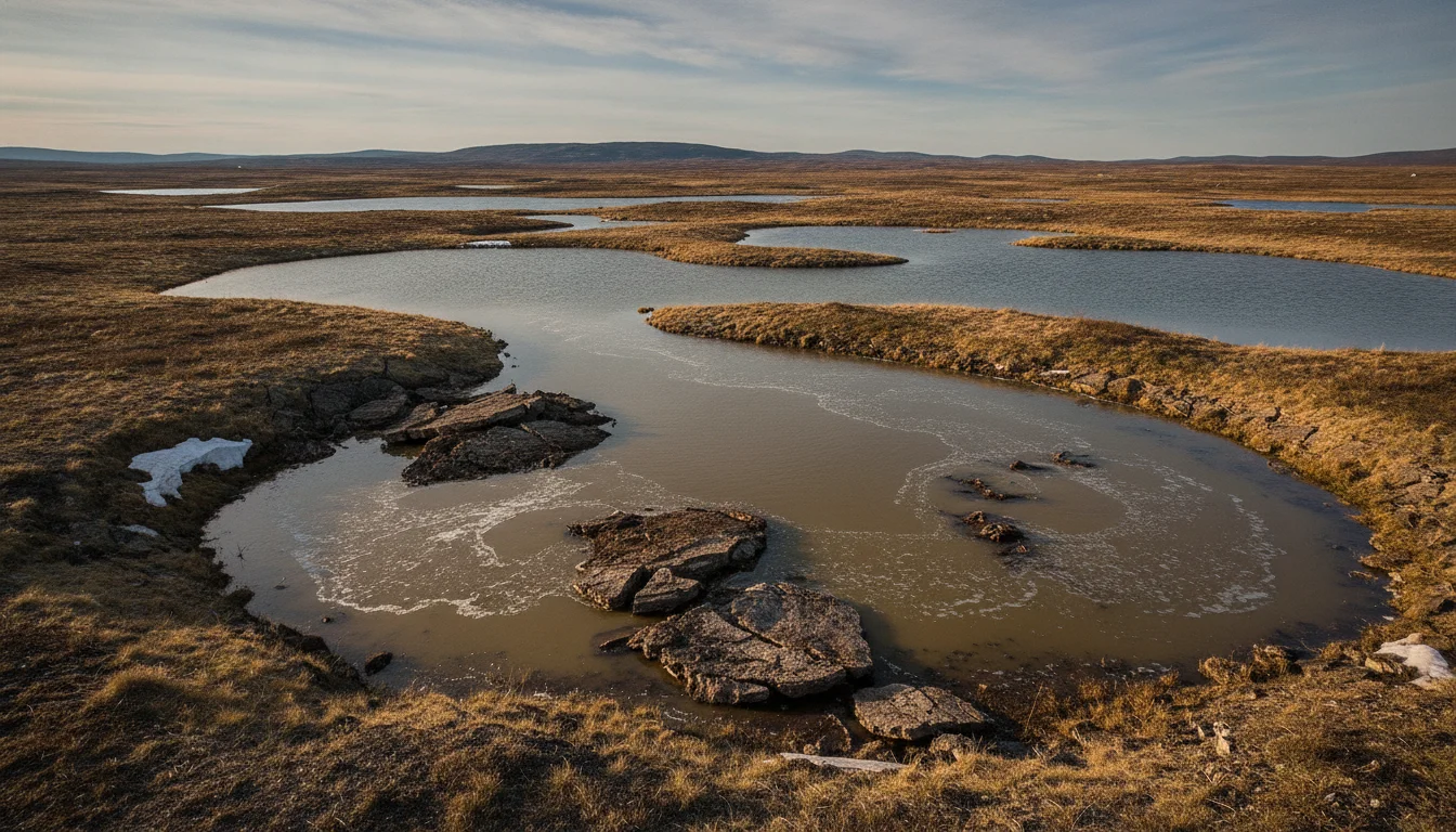 Pourquoi le permafrost sibérien libère des bombes de carbone dans les lacs