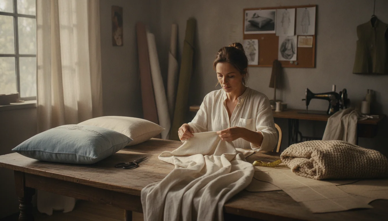 Draps en lin anciens : comment les transformer en accessoires de luxe