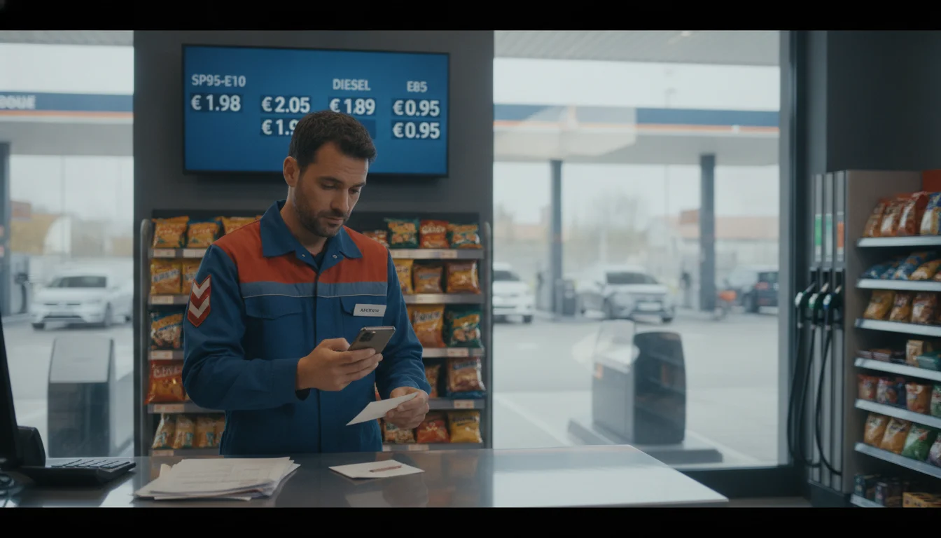 Employé en station-service en France : voici mon salaire mensuel