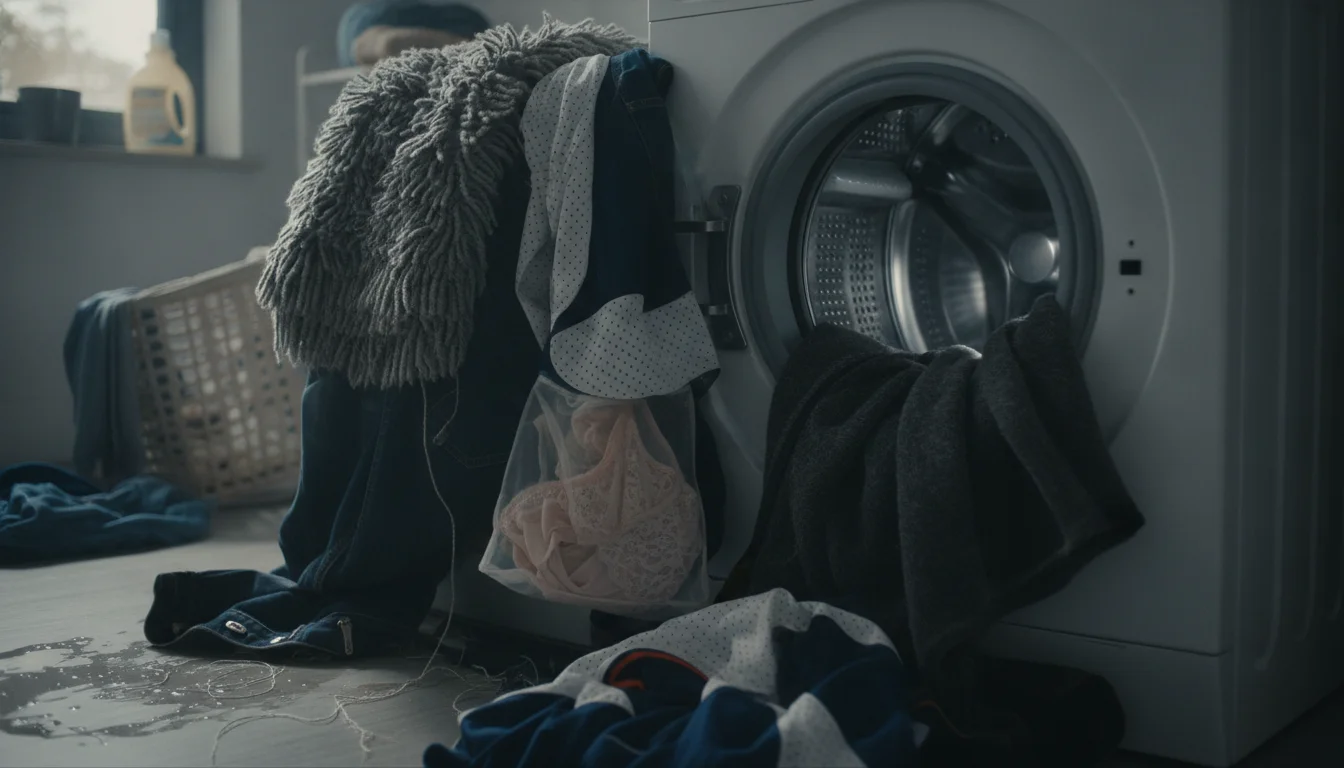 Ces quatre types de linge ruinent discrètement votre machine et écourtent la vie de vos vêtements.
